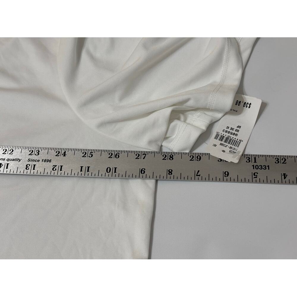 NWT Huk white polyester men's short sleeve outdoor athletic shirt, XXXL - Picture 6 of 7